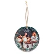 Full Color Ceramic Christmas Ornament | https://www.bestnamebadges.com