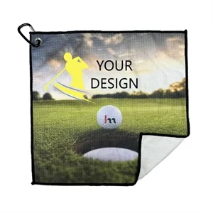 Waffle Microfiber Golf Towel