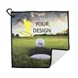 Waffle Microfiber Golf Towel | https://www.bestnamebadges.com