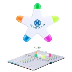 5-In-1 Colorful Star Highlighter