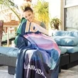 Custom Plush Sherpa Photo Blanket | https://www.bestnamebadges.com