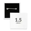 1.5 X 1.5 Inch Square Custom Buttons | https://www.bestnamebadges.com