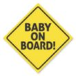 Car Sign Square Magnet 4 x 4 | https://www.bestnamebadges.com