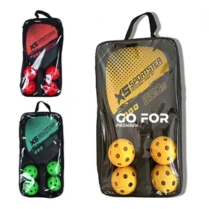 Wood Pickle Racket Set