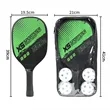 Wood Pickle Racket Set | https://www.bestnamebadges.com