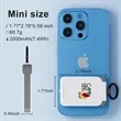 2000mAh Keychain Power Bank with Flashlight | https://www.bestnamebadges.com