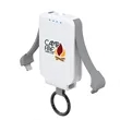 2000mAh Keychain Power Bank with Flashlight | https://www.bestnamebadges.com