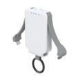 2000mAh Keychain Power Bank with Flashlight | https://www.bestnamebadges.com