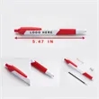 Customizable Promowrite Tricolor Ballpoint Pen | https://www.bestnamebadges.com