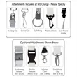 Import Air Ship Dual Attachment Super Soft Polyester Lanyard | https://www.bestnamebadges.com