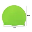 Colorful Adult Silicone Swimming Cap | https://www.bestnamebadges.com