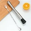 Stainless Steel Muddler and Mixing Spoon | https://www.bestnamebadges.com