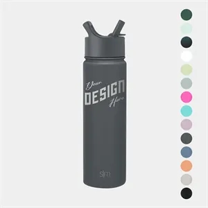 22 oz Simple Modern® Stainless Steel Insulated Water Bottle | https://www.bestnamebadges.com