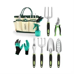 8 Pieces Garden Tool Set with Tote Bag