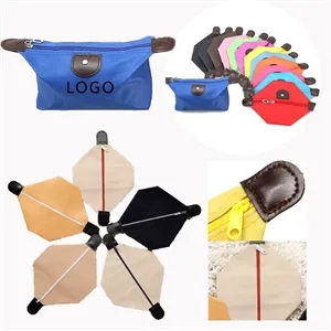 Foldable Travel Storage Makeup Ingot-Shaped Bag