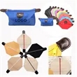 Foldable Travel Storage Makeup Ingot-Shaped Bag | https://www.bestnamebadges.com