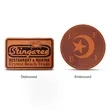 2"- 4" PU Leather Patches | https://www.bestnamebadges.com