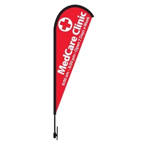 11-ft. Tear Drop Flag Kit Single Side