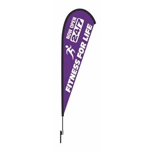 14-ft. Tear Drop Flag Kit Single Side