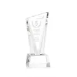 Plymouth Award on Robson Base - Clear | https://www.bestnamebadges.com