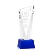 Plymouth Award on Robson Base - Blue | https://www.bestnamebadges.com