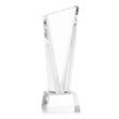 Plymouth Award on Robson Base - Clear | https://www.bestnamebadges.com