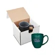 15oz Bistro Style Ceramic Mug Gift Set | https://www.bestnamebadges.com