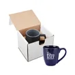 15oz Bistro Style Ceramic Mug Gift Set | https://www.bestnamebadges.com