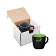 12oz Riviera Ceramic Mug In Mailer | https://www.bestnamebadges.com