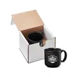15oz Campfire Ceramic Mug In Mailer | https://www.bestnamebadges.com
