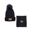 Leeman Ribbed Knit Winter Duo | https://www.bestnamebadges.com
