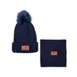 Leeman Ribbed Knit Winter Duo | https://www.bestnamebadges.com