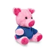 7" Plush Pig With T-Shirt | https://www.bestnamebadges.com