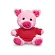 7" Plush Pig With T-Shirt | https://www.bestnamebadges.com