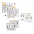 Double Sided Magnetic Letters Practicing Board | https://www.bestnamebadges.com