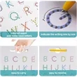 Double Sided Magnetic Letters Practicing Board | https://www.bestnamebadges.com