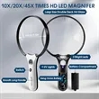 Large Magnifying Glass with Light | https://www.bestnamebadges.com
