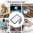 Magnifying Glass with Light | https://www.bestnamebadges.com