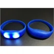 Custom Logo Silicone LED Light Up Bracelet | https://www.bestnamebadges.com