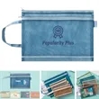 Double Layer Mesh Zipper Bag A6/A5/A4 | https://www.bestnamebadges.com