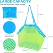 Large Mesh Beach Bag | https://www.bestnamebadges.com