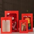 Brown Paper Gift Bags with Transparent Window | https://www.bestnamebadges.com