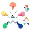 Unique Plastic Man Shaped 5 Colors Highlighter Pen | https://www.bestnamebadges.com