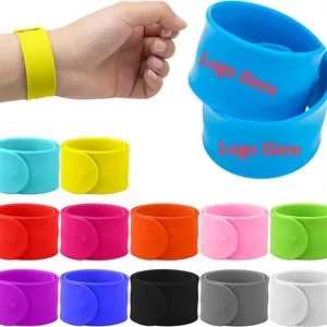 Custom Silicone Rubber Slap Bracelets