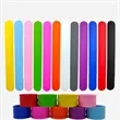Custom Silicone Rubber Slap Bracelets | https://www.bestnamebadges.com