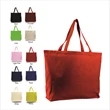 Canvas Jumbo Tote Bag | https://www.bestnamebadges.com