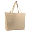 Canvas Jumbo Tote Bag | https://www.bestnamebadges.com