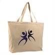Canvas Jumbo Tote Bag | https://www.bestnamebadges.com