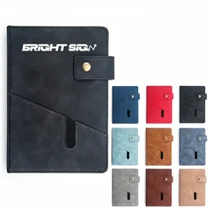 A5 Lined Leather Journal Notebook