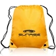 Traditional Drawstring Bag polyester backpack | https://www.bestnamebadges.com